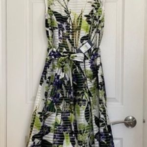 Tommy Hilfiger Women's Floral-Print Fit & Flare Dress